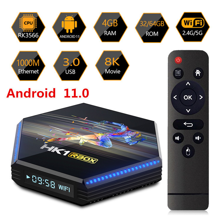 HK1 RBOX R2 RK3566 8K HD Play 4/64 android11
