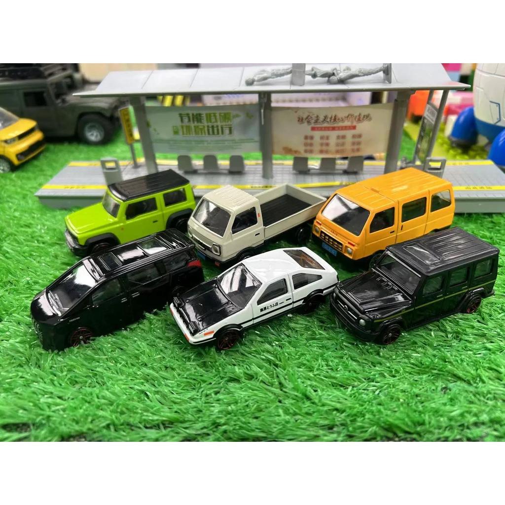 พร้อมสต็อก Fast Shipping 64 Scale Alloy Toyota Alpha Mercedes-Benz Big G Initial DAE86 Pocket Alloy 