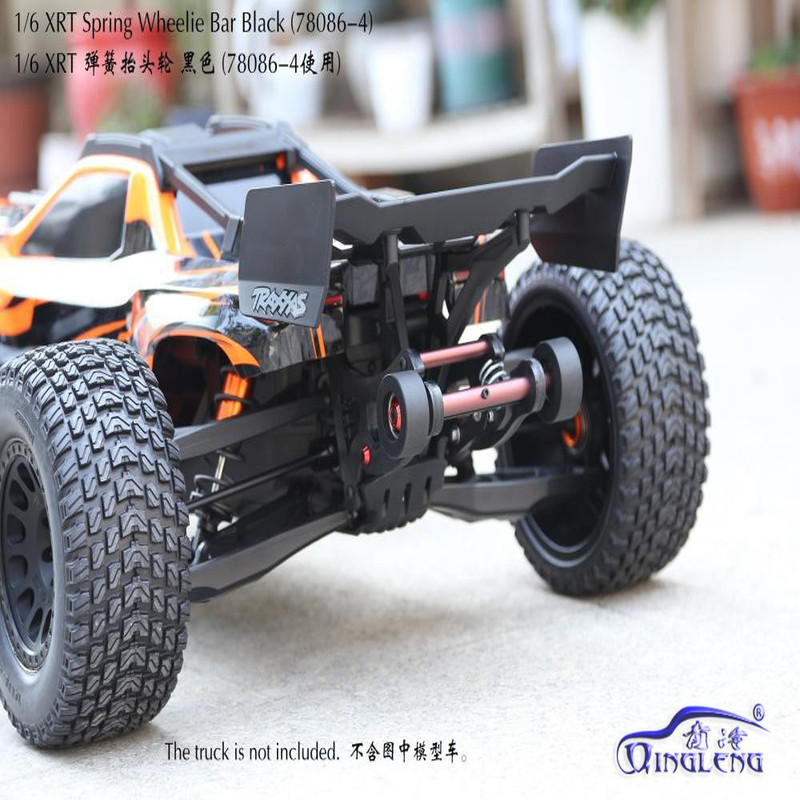 QL Qingliang 1/6 Traxxas Big XRT 78086-4 ล้อหัวสปริง QL สีดํา