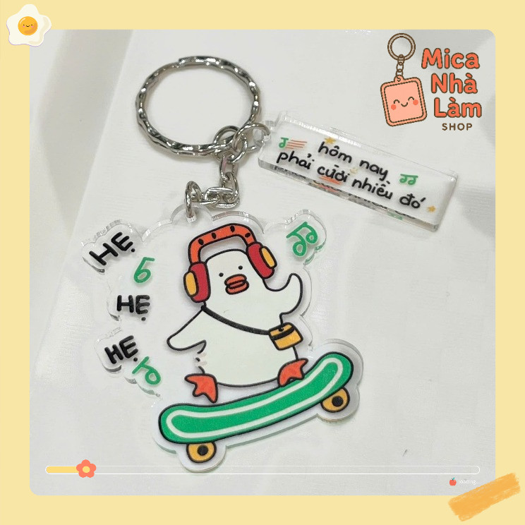 MESSAGE KEYCHAIN - NARROW - TODAY MUST HAVE A LOT OF SMILE - NORMAL SHOP