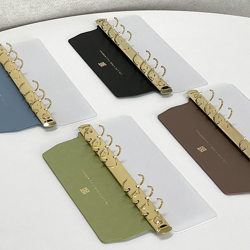 M5 a7 a6 a5 ด้านข้างใส่ Binder Board โลหะ Binder 6 หลุม Binder Buckle Binding Binder Shell