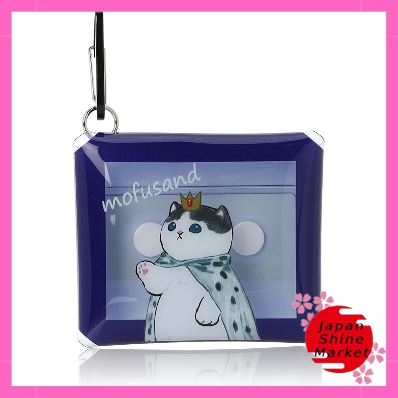 [Mofusand] Pouch Small Storage for Airpods Pro Case Earphone Storage Key Case Carabiner Clear Multi 