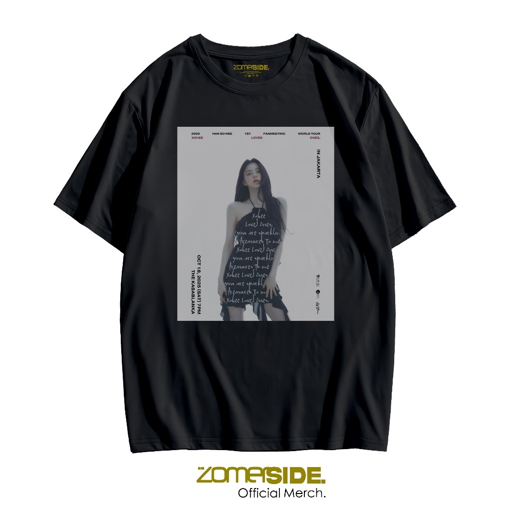 HAN SO HEE FANMET WORLD TOUR Zamerside Merch เสื้อยืด