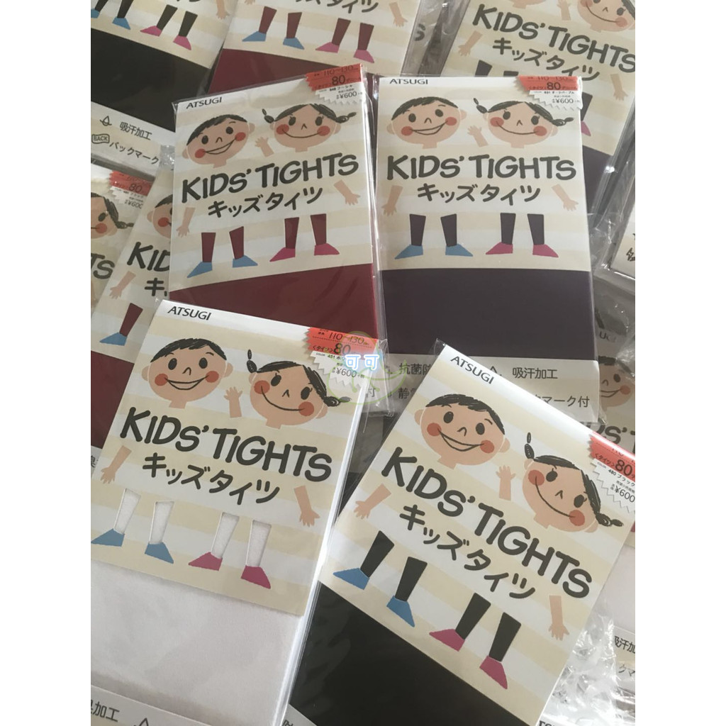 ถุงน่อง ส่งฟรีญี่ปุ่น ATSUGI Atsugi เด็ก bottom pantyhose 4สีแฟชั่นเต้นถุงเท้านุ่มสบาย