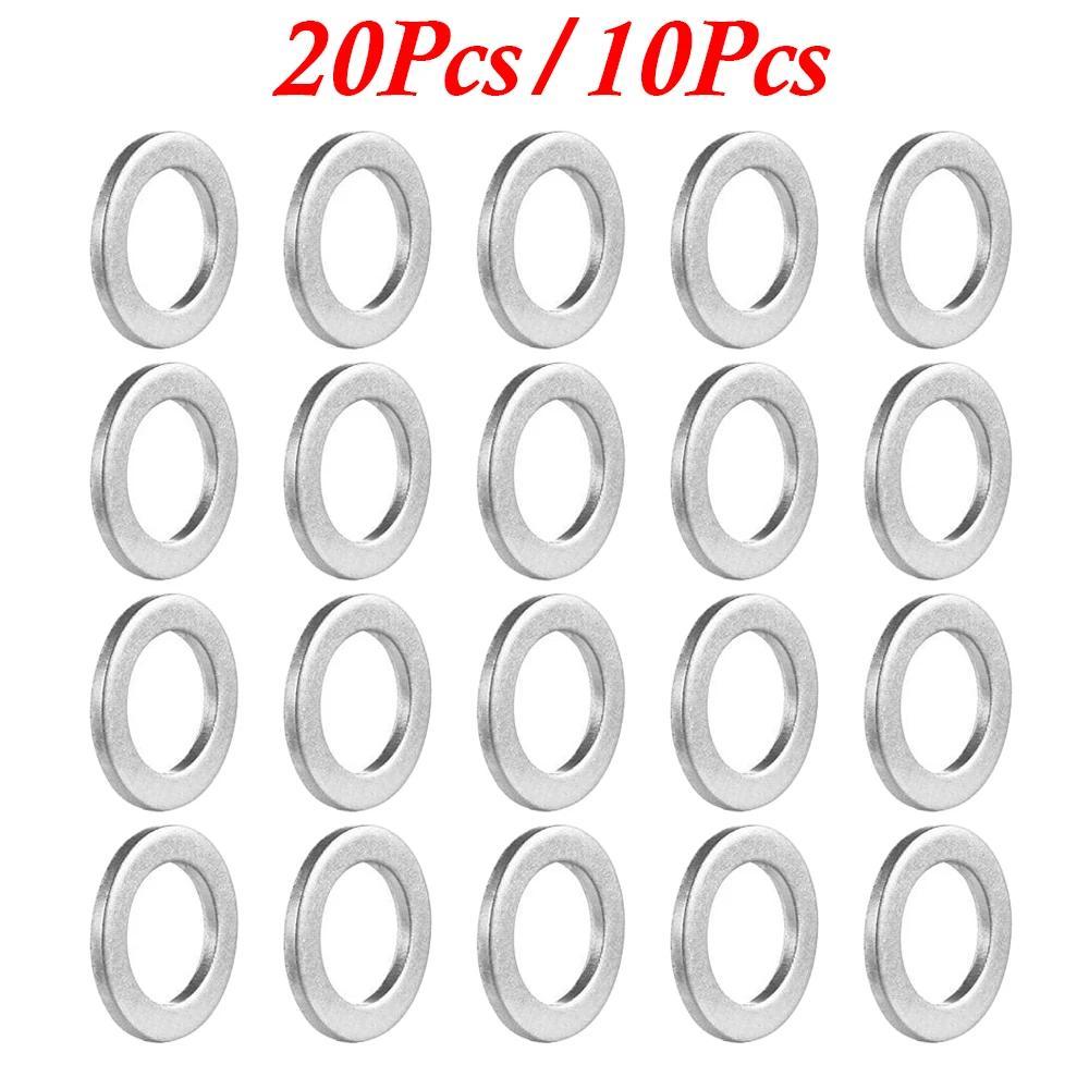 20/10Pcs น้ํามันท่อระบายน้ําปลั๊ก Crush เครื่องซักผ้าปะเก็น 14 มม.สําหรับ Honda Accord Civic CRV CRZ