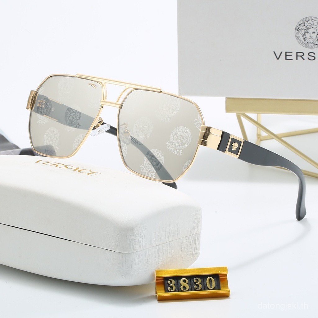แว่นกันแดดโลหะแฟชั่น Sun Haz 2SK3830 ดีไซน์VERSACE-inspired สำหรับการใช้งานทุกวัน