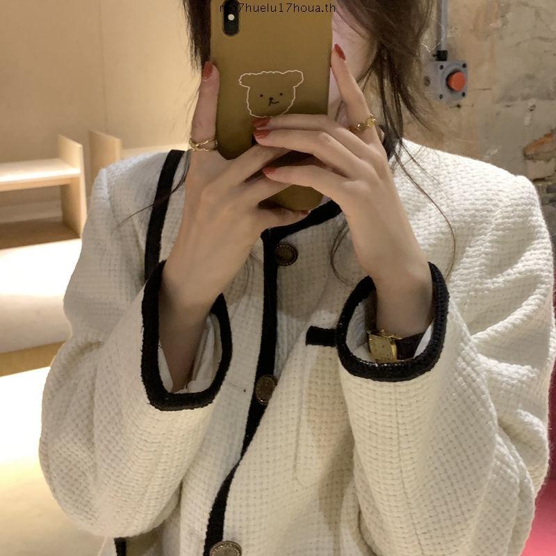 Claire Blazer - เสื้อคลุมผ้าทวิต เสื้อทวิตแขนยาว เบลเซอร์ผ้าทวิต มีซับในทั้งตัว Blazer oversized สไต