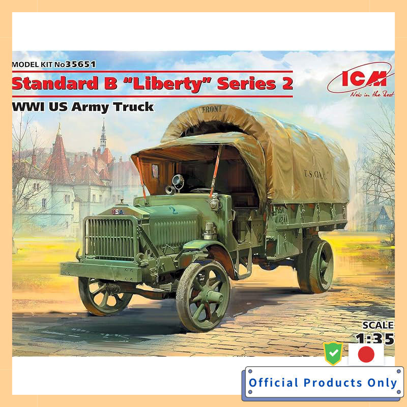 ICM 1/35 World War I American Army Military Truck Standard B Liberty Series 2 Plastic Model 35651