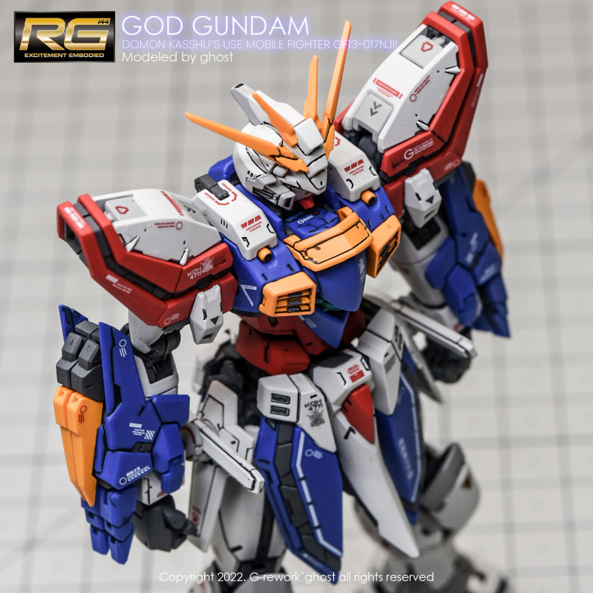 YAN GHOST FAT CAT RG 1/100 GOD Water Slide Decal (ไม่รวมชุด) YANMG077 ราคา ถูกที่สุด ดีลบีเคเค แกลเลอรีภาพที่ 3