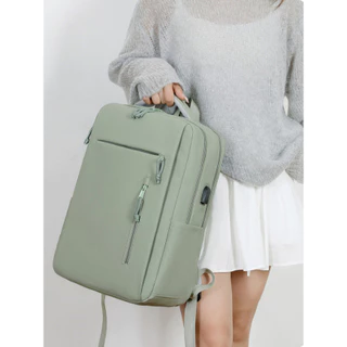 [สินค้าใหม่ปี 2025] กระเป๋าเป้สะพายหลังแฟชั่นสำหรับผู้หญิง กระเป๋าใส่โน้ตบุ๊กอเนกประสงค์ กระเป๋าเดินทางสำหรับธุรกิจ