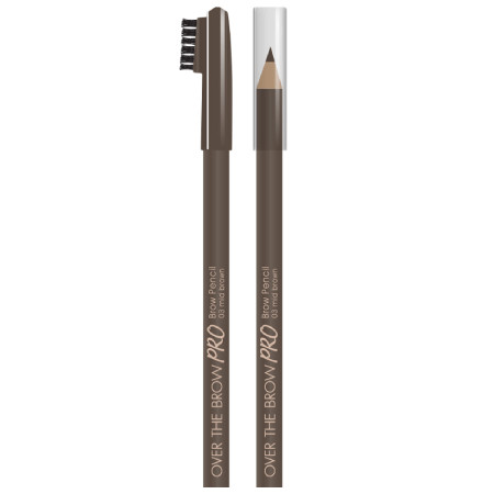 IN2IT Over The Brow Pro Brow Pencil #03mid brown ดินสอเขียนคิ้วเนื้อนุ่ม เขียนง่าย