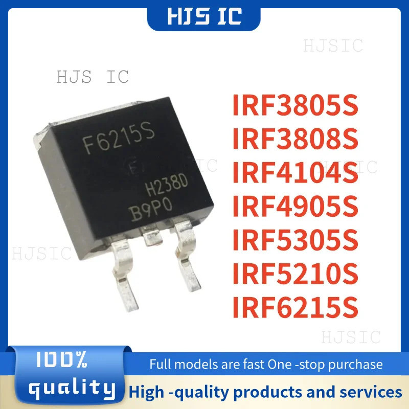 5PCS IRF3805S F3805S IRF3808S F3808S IRF4104S F4104S IRF4905S F4905S IRF5305S F5305S IRF522S F15S F2