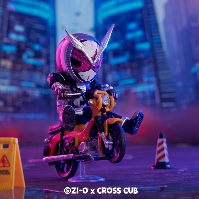 พร้อมส่ง Bandai BNFIGURE Q Mystery Box Kamen Rider x HONDA Series ของเล่นประกอบรุ่น Joint HONDA Motorcycle Model