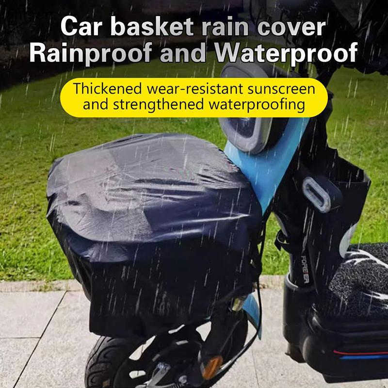 Ahlsen Rain Cover สําหรับกระเป๋าจักรยาน Rain Cover สําหรับ Rain Cover ตะกร้าจักรยานกระเป๋ากันน้ําพลา