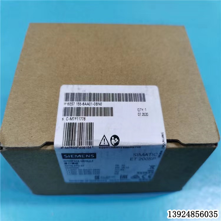 6ES7193-6AR00-0AA0 อะแดปเตอร์สายหลัก Siemens ET200SP BA 2xRJ45