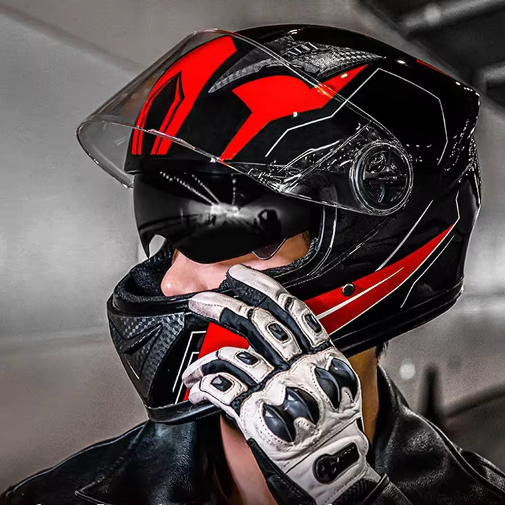 หมวกกันน้อค หมวกกันน๊อก หมวกกันน็อค TISI หมวกกันน็อคเต็มใบ AXK นาด(55~60cm) ป้องกันรังสียูวี กันลม ก