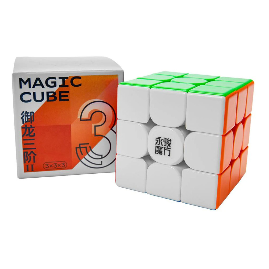 Yongjun Yulong V3M Tic Tac UV Edition 3x3 Magnetic Cube Professional Clicky UV Edition Stickerless 3x3x3 ปริศนาของเล่น