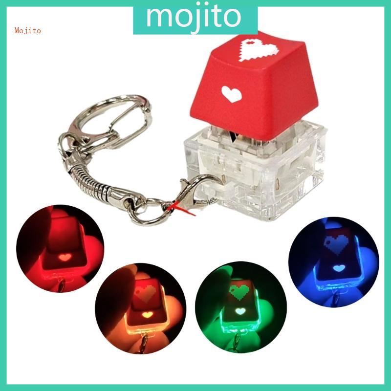 Mojito เครื่องทดสอบเพลาคีย์บอร์ด Keycap พวงกุญแจ Keycap พวงกุญแจเครื่องทดสอบพวงกุญแจคีย์บอร์ด Key Ca