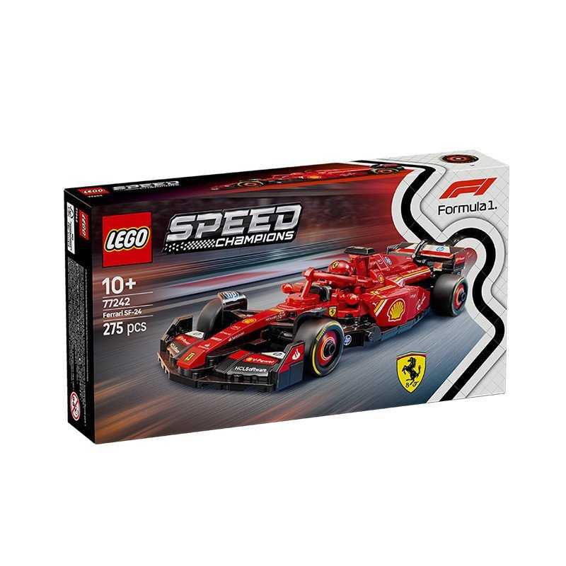 LEGO LEGO 77242 Ferrari F1 Fleet SPEED รถแข่งรถสปอร์ตเด็กประกอบบล็อกตัวต่อรถของเล่นเด็ก