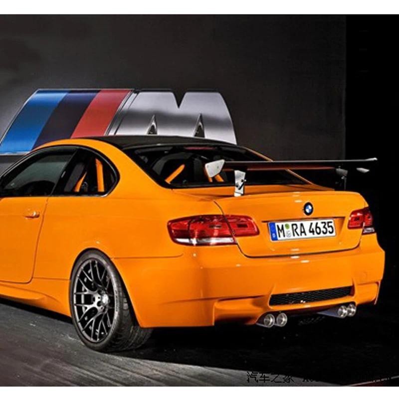 สําหรับ BMW M3 สปอยเลอร์ E92 E46 GTS สไตล์ 100% คาร์บอนไฟเบอร์ Universal ด้านหลังสปอยเลอร์ปีกอะไหล่ร