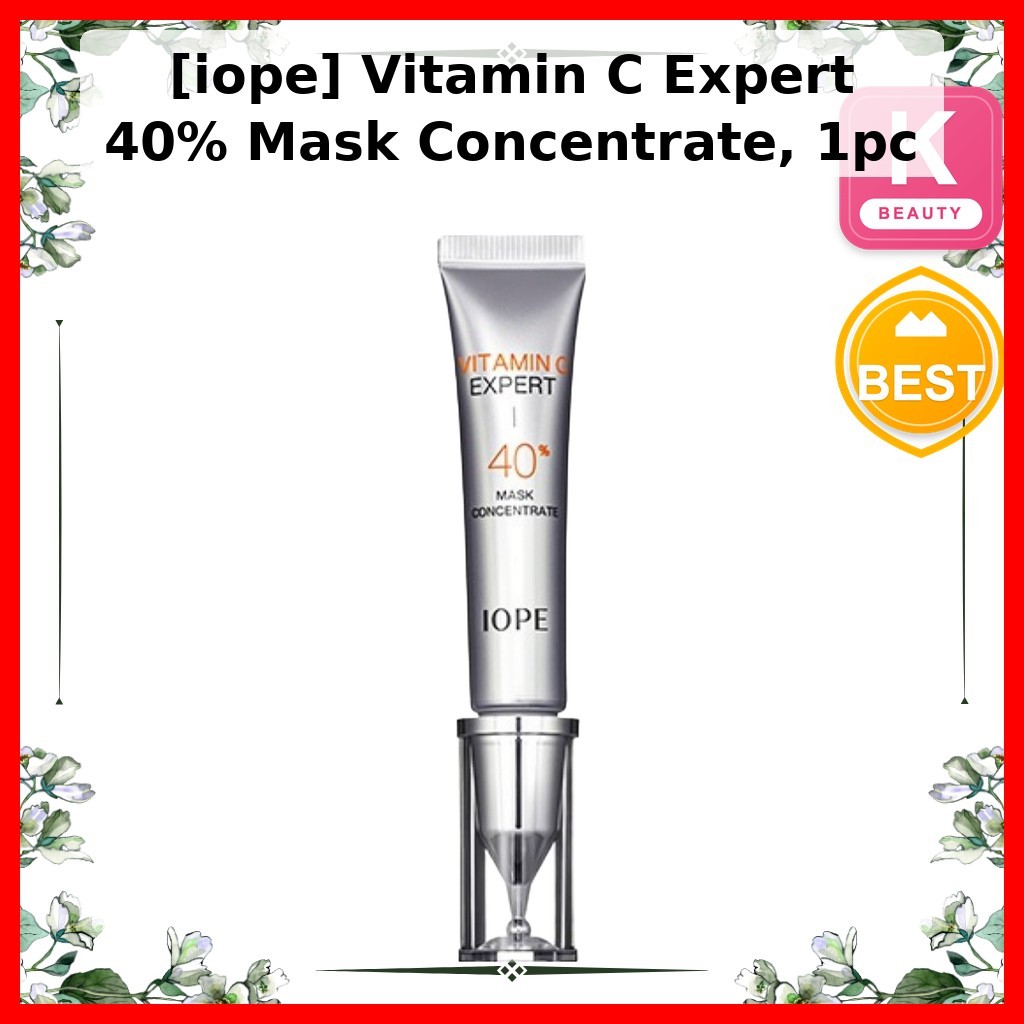 [iope] Vitamin C Expert 40% Mask Concentrate, 1pc / Korean Face Mask / Vitamin C Boost / ของแท้ 100%