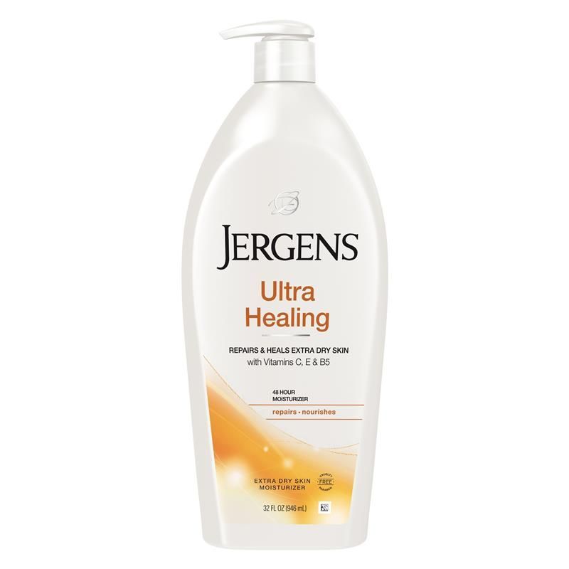 เจอร์เกนส์อัลตร้าฮีลลิ่งเอ็กซ์ตร้าดรายสกิน 946มล. Jergens Ultra Healing Extra Dry Skin 946ml. [8851818801783]