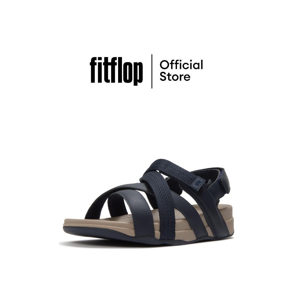 FITFLOP ADONIS ADJ.L/WEBBING B/STRAP รองเท้าแตะแบบรัดส้นผู้ชาย รุ่น A0A-399 สี BLUE
