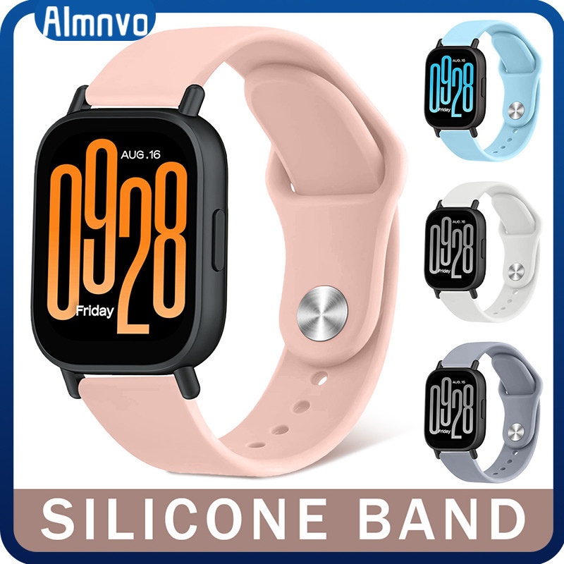 สายรัดซิลิโคนอ่อน 20 / 22 มม. for Redmi Watch 5 Active/5 Lite/Samsung Galaxy Watch/Huawei/Amazfit Bip 6/Garmin/Xiaomi
