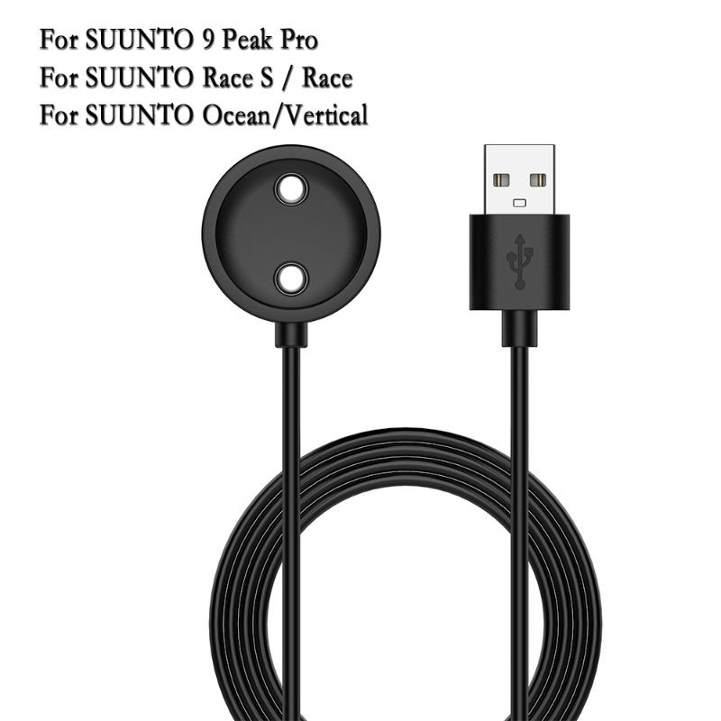 สายชาร์จแม่เหล็ก USB สําหรับ Suunto 9 Peak Pro / Race / Race S / Ocean / Vertical KA