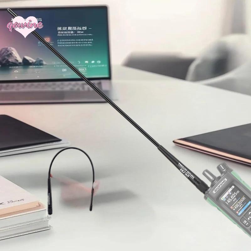 [qowine] AR-795 SMA-F Female Dual Band VHF/UHF 136-174MHz/400-520MHz เสาอากาศแบบนุ่ม AR-795 สําหรับ 