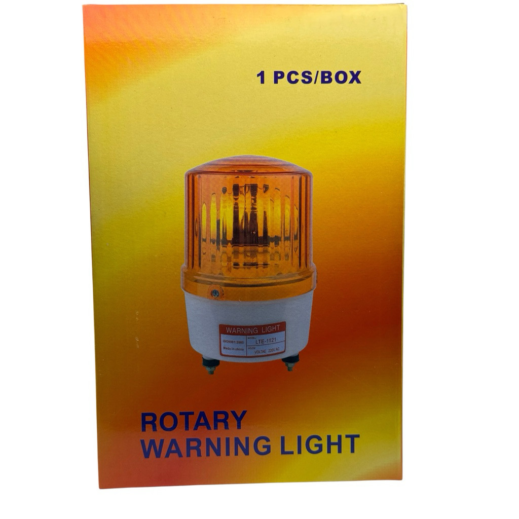 ไฟหมุนไซเรน WARNING LIGHT รุ่น LTE-1121 ไฟเตือนหมุน 360° AC 220V