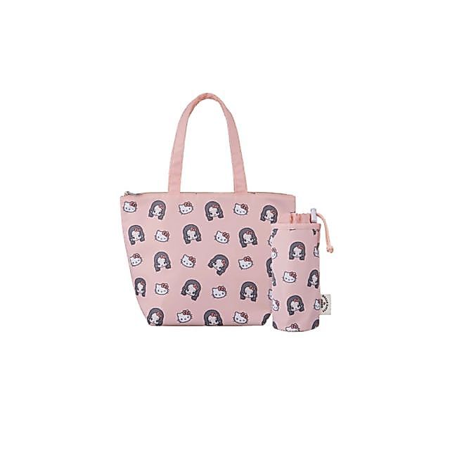 HELLO KITTY X JISOO LUNCH BAG SET สีชมพู