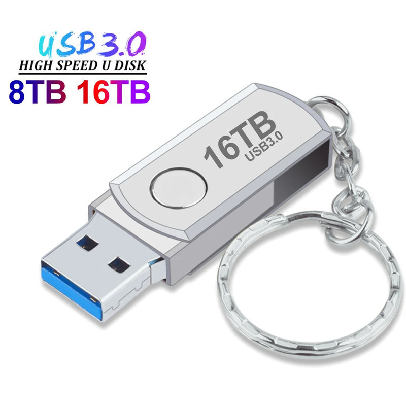 Little Fatty U Disk Void Label อัพเกรด U Disk USB3.0 16TB 8TB 4TB 2TB 1TB ความจุขนาดใหญ่ X
