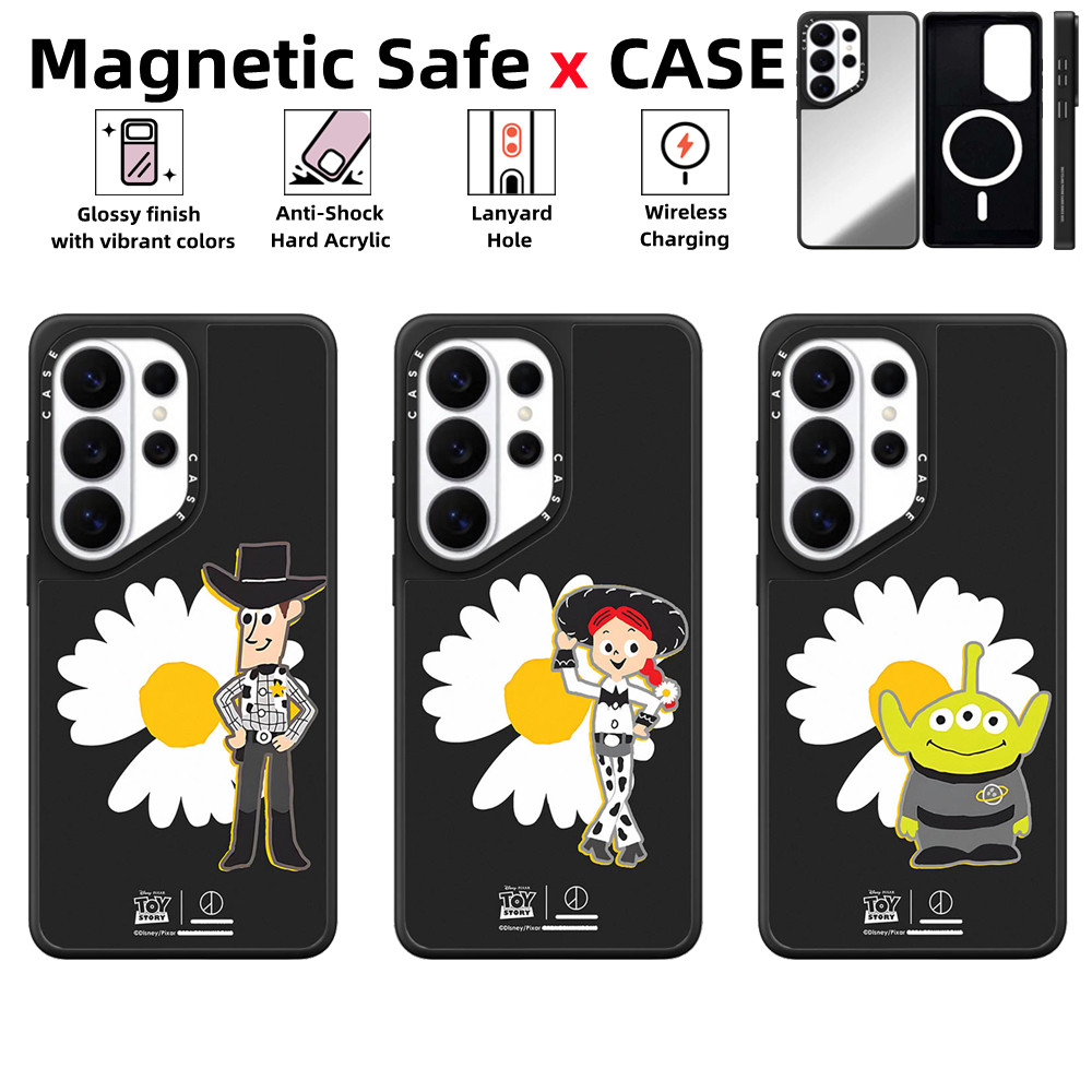 เหมาะสําหรับ Samsung Galaxy S26 S25 S24 S23 S22 Ultra Plus เคสโทรศัพท์TOY STORY PEACEMINUSONECASETIFY กระจกแม่เหล็กปลอดภัยปลอกกันกระแทกความต้านทานฝาครอบป้องกัน