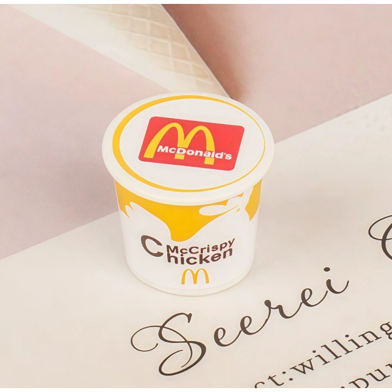 10 ชิ้น/เซ็ต Miniature สมจริง Mini ไก่ทอดถังสําหรับซูเปอร์มาร์เก็ตร้านสะดวกซื้อ DIY หัตถกรรมตกแต่ง