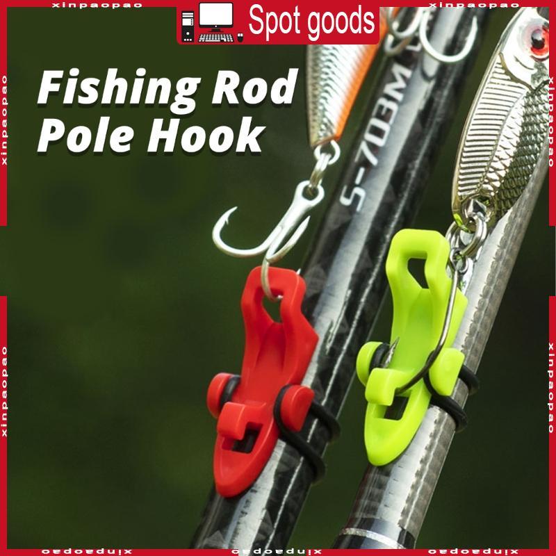 XI อุปกรณ์ตกปลาเบ็ดตกปลาตะขอ Keeper เหยื่อตกปลา Hook Safety Keeping Holder เหยื่อผู้ถือแหวนยาง