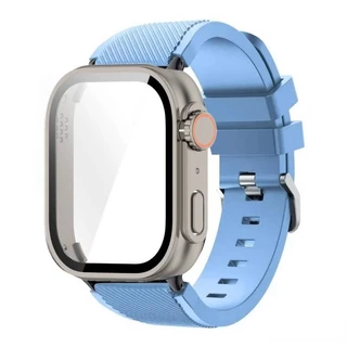 2in1 Strap + สําหรับ Redmi Watch 6 ซิลิโคนนุ่มกระจกนิรภัยหน้าจอสําหรับ Redmi Watch 6