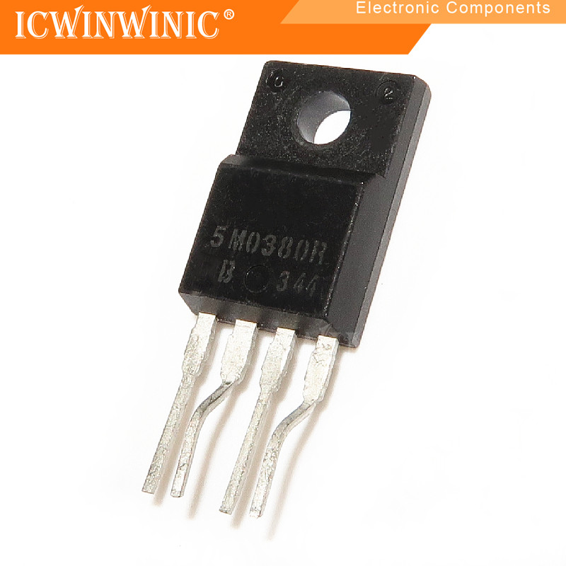 5 ชิ้น 5M0380R 5M0380 TO-220F-4 ส่วนประกอบอิเล็กทรอนิกส์C