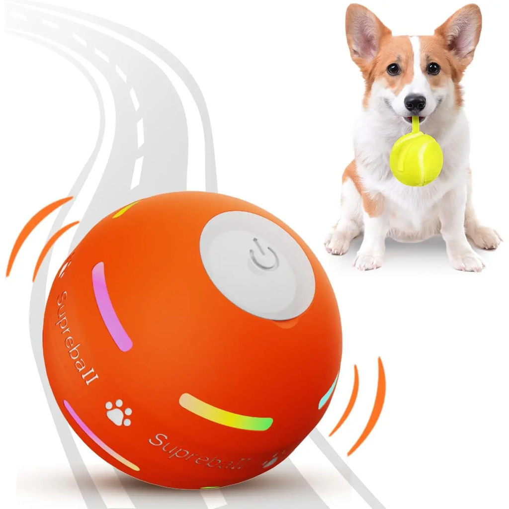 InteractiveBall,[อัพเกรดใหม่]ทนทานMotionActivatedAutomaticRollingBallสําหรับ/all/Medic/Larges,USBRec