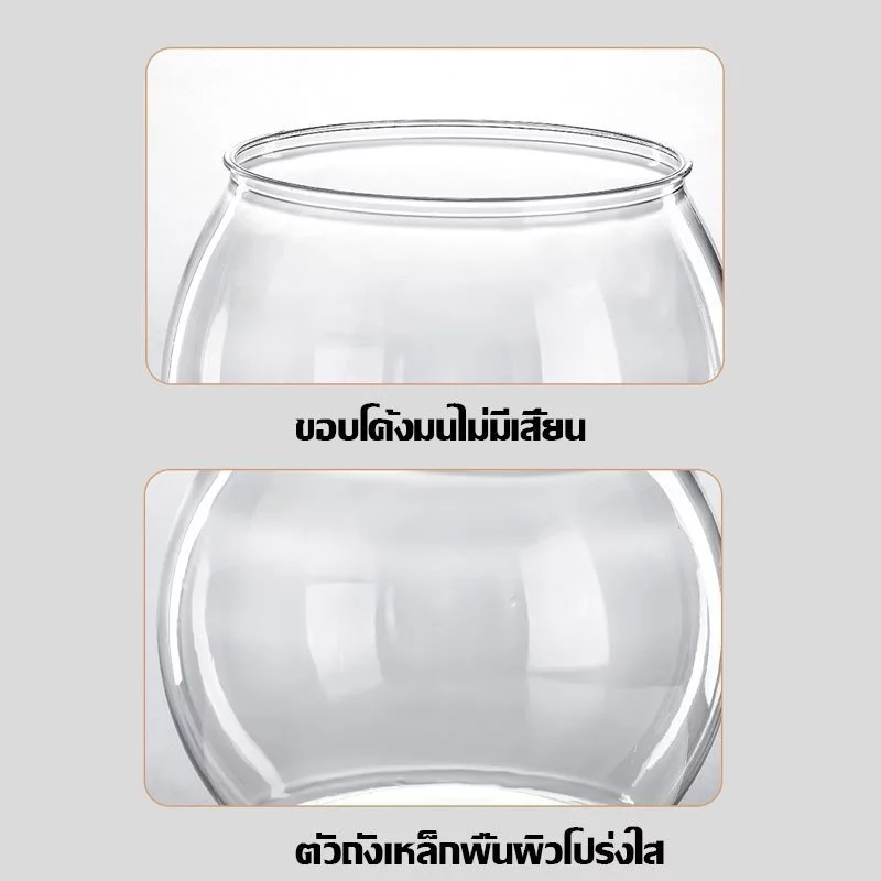โหลพลาสติกใส เลี้ยงปลา ตู้ปลาเล็ก จัดตู้ไม้น้ำ thumbnail 9