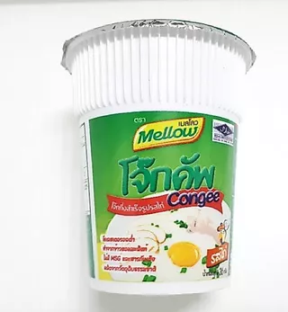 โจ๊กคัพฮาลาล รสไก่ตราเมลโลว 1โหล[12 ถ้วย]KASMA -ถ้วยเล็ก