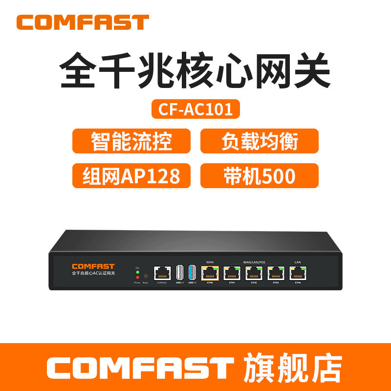 COMFAST CF-AC101 ตัวจัดการแผง AP ไร้สายเกตเวย์เราเตอร์องค์กรพอร์ตหลายวัน