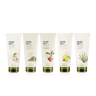 THE FACE SHOP HERB DAY 365 MASTER BLENDING FACIAL FOAMING CLEANSER LEMON & GRAPEFRUIT