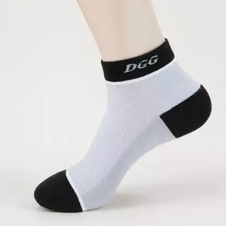 ถุงเท้าข้อสั้น Unisex 6/12 คู่ ผ้านุ่ม ซับเหงื่อเร็ว ระบายอากาศ ลดกลิ่นอับ ยืดหยุ่น ใส่กีฬาและใส่ทุกวัน