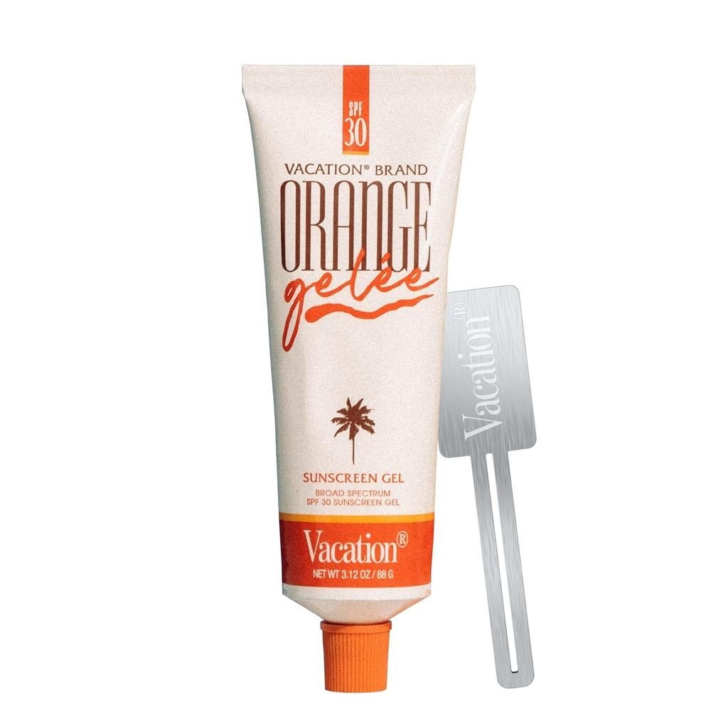 ใหม่ VaionOrangeGel SPF30 Gel Tube Set, 3.12 Liquid Oy-Moisturizing Lip Oil-Oily Sunscreen Gel, โปร่