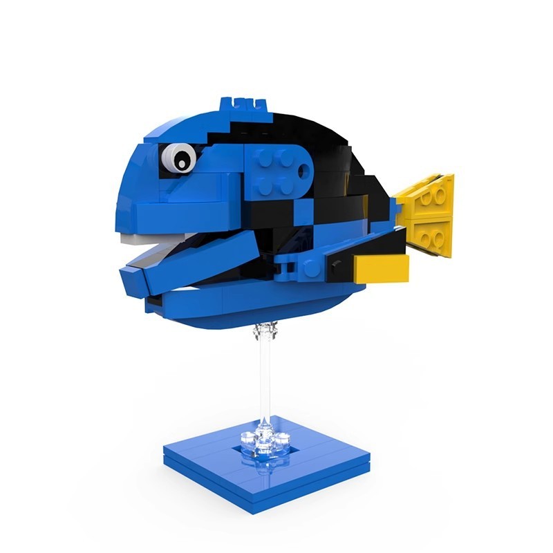 MOC Building Blocks ใช้งานร่วมกับ Lego เครื่องประดับขนาดเล็ก Dolly Clownfish Finding Nemo ของเล่นสร้