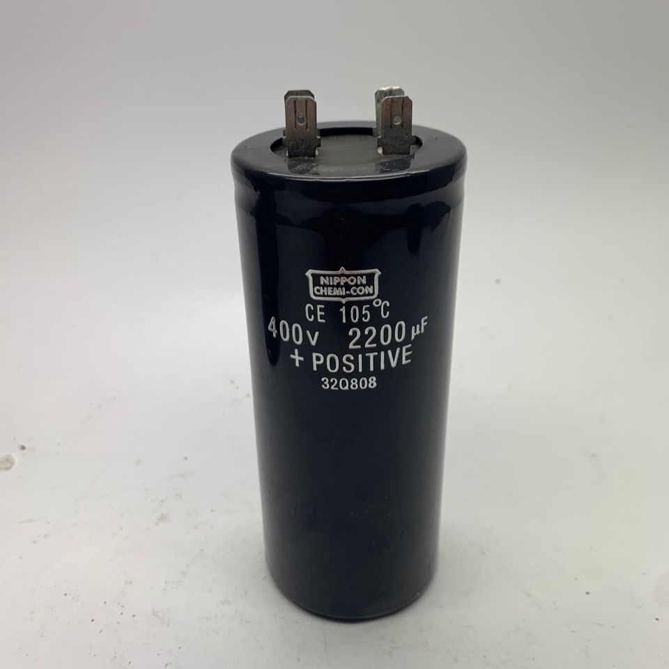 คาปาซิเตอร์มอเตอร์แอร์ 450V 2200uf ขาแบน รองรับ 400V 2200uf อะไหล่ซ่อมแอร์คุณภาพดี