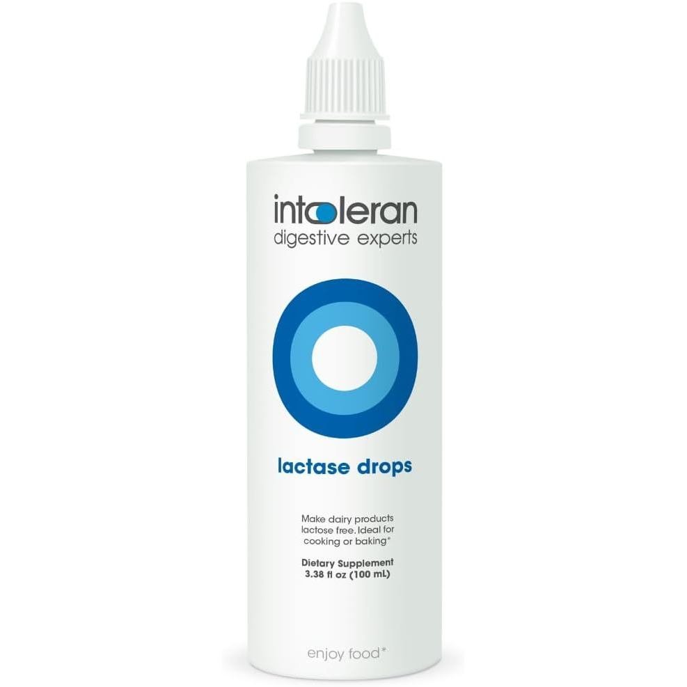Lactase Digestive Enzyme Drops - 3.38 FL Oz (100 มล.) | เอนไซม์ Lactase Liquid สําหรับ Intolerance แ