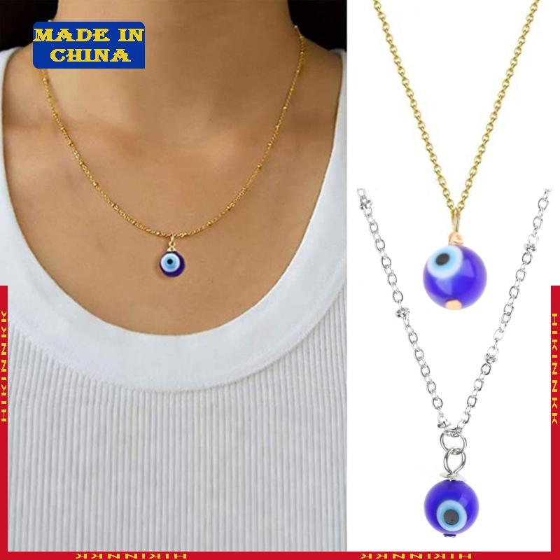 HIK Blue Eye สร้อยคอสําหรับ Evil Eye จี้สร้อยคอตุรกีสําหรับ Evil Eye สําหรับปกป้อง