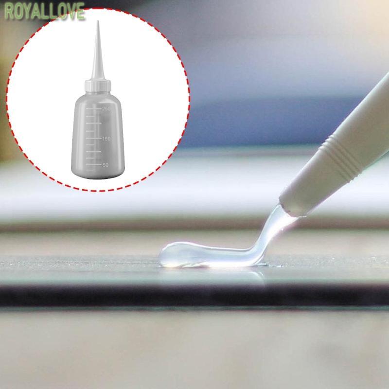 Royal Squeeze Bottles 100ml150ml200ml250ml พลาสติกสําหรับกาวน้ํามันและล้างแอพพลิเคชั่น